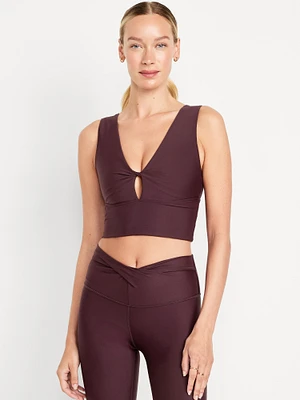 Light Support PowerSoft Twist Longline Sports Bra