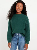 SoSoft Shaker-Stitch Sweater for Girls