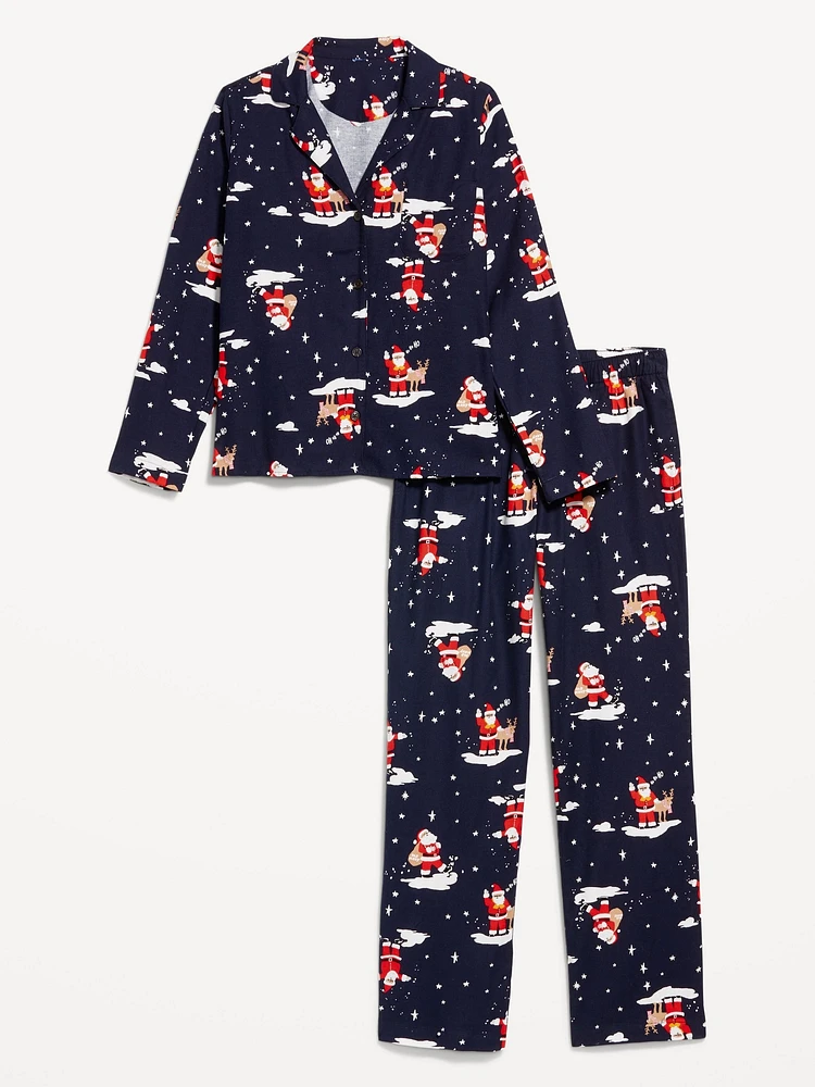 Flannel Pajama Set for Women