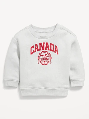 Unisex Canada Logo-Graphic Sweatshirt for Baby