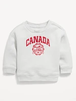 Unisex Canada Logo-Graphic Sweatshirt for Baby