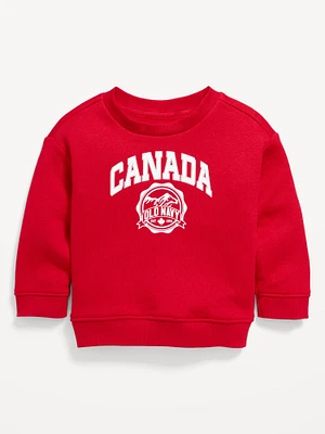 Unisex Canada Logo-Graphic Sweatshirt for Baby