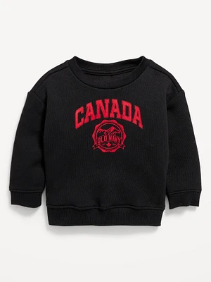 Unisex Canada Logo-Graphic Sweatshirt for Baby