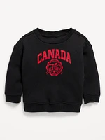 Unisex Canada Logo-Graphic Sweatshirt for Baby