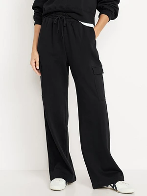 Extra High-Waisted SoComfy Cargo Wide-Leg Sweatpants