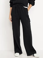 Extra High-Waisted SoComfy Cargo Wide-Leg Sweatpants