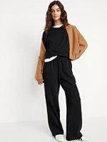 SoComfy Oversized V-Neck Sweatshirt