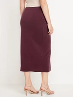 Ribbed Maxi Skirt