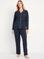 Knit Jersey Pajama Pant Set