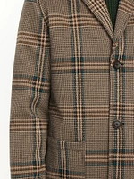 Plaid Topcoat