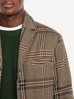 Plaid Topcoat