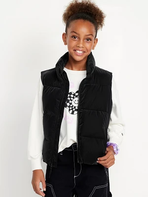 Water-Resistant Puffer Vest for Girls