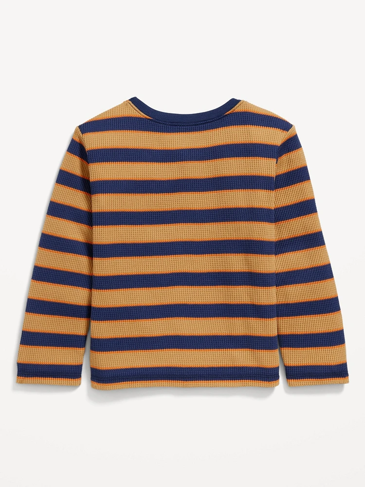 Long-Sleeve Thermal-Knit T-Shirt for Toddler Boys