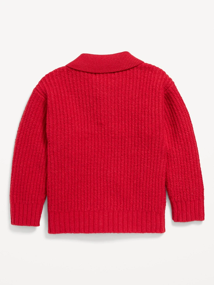 SoSoft Long-Sleeve Collared Sweater for Toddler Boys