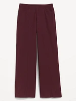 High-Waisted Pull-On Pixie Wide-Leg Pants