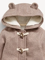 Critter-Ear Pocket Coat for Toddler Girls