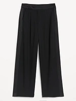 Extra High-Waisted Tuxedo Wide-Leg Pants