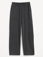 Extra High-Waisted SoComfy Seamed Barrel-Leg Sweatpants