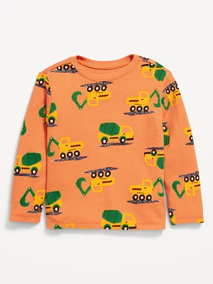 Long-Sleeve Thermal-Knit T-Shirt for Toddler Boys