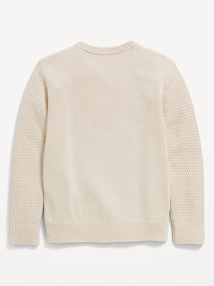 Crew-Neck Sweater for Boys