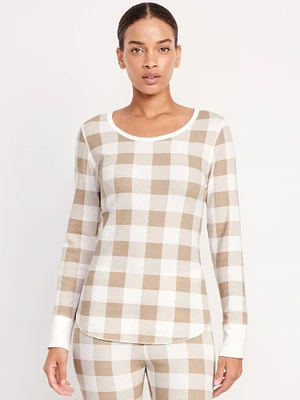 Waffle Pajama Top