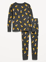 Printed Gender-Neutral Snug-Fit Pajama Set for Kids