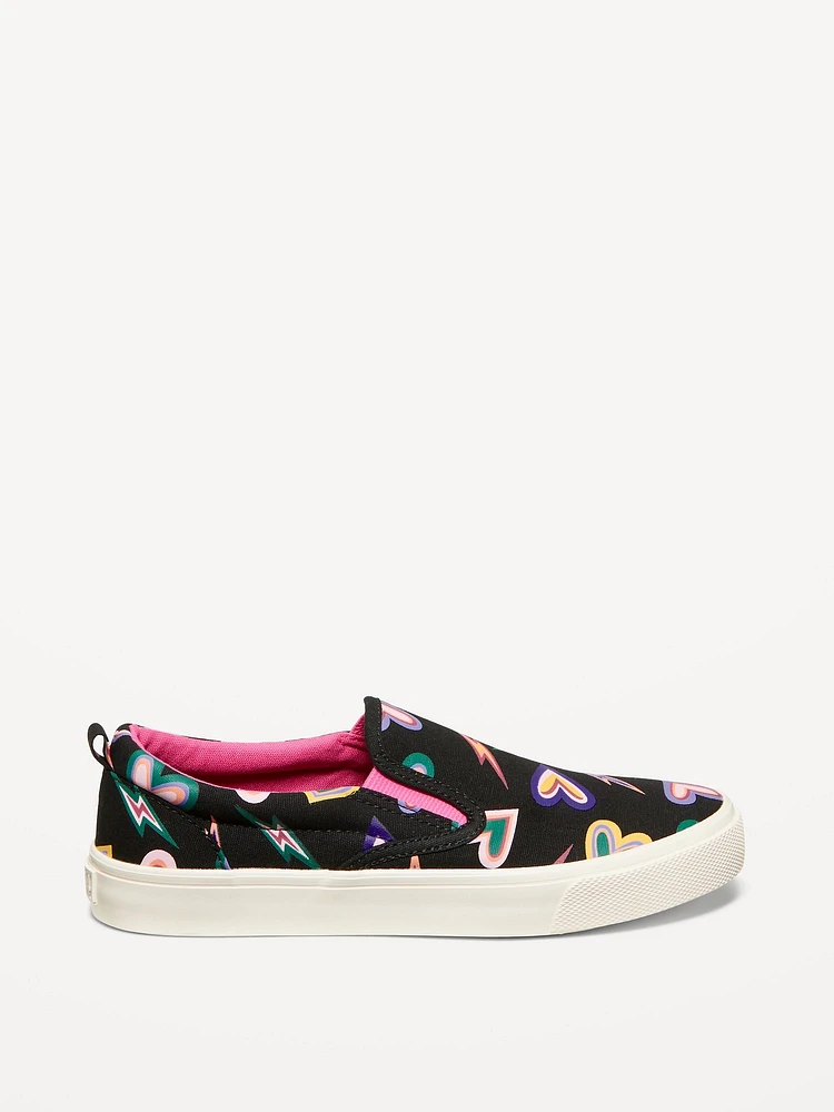 Canvas Slip-On Sneakers for Girls