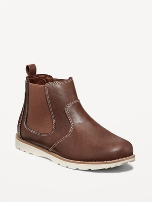 Faux-Leather Boots for Boys