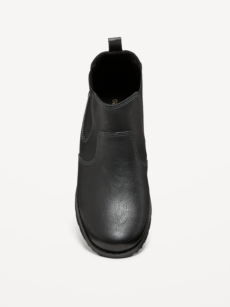 Faux-Leather Boots for Boys