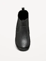 Faux-Leather Boots for Boys