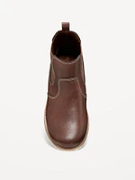 Faux-Leather Boots for Boys