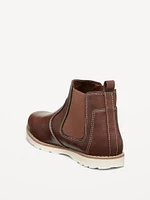 Faux-Leather Boots for Boys