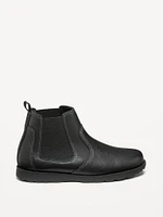 Faux-Leather Boots for Boys