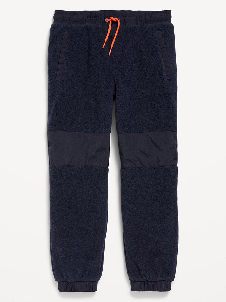 Baggy Microfleece Utility Pocket Sweatpants for Boys