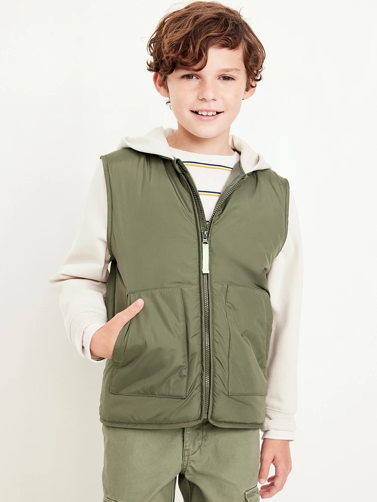 Hybrid Puffer Jacket for Boys