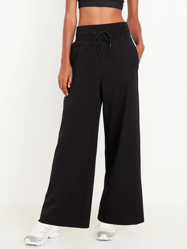 Dynamic Fleece Wide-Leg Pants