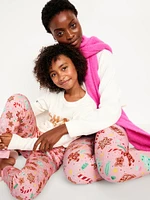 Gender-Neutral Graphic Snug-Fit Pajama Set for Kids