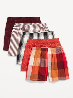 5-Pack Poplin Boxer Shorts