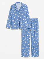 Maternity Matching Flannel Pajama Set