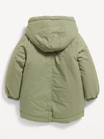 Cozy Hooded Parka Coat for Toddler Girls