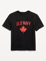 Short-Sleeve Canada Logo-Graphic T-Shirt for Boys