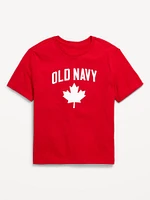 Short-Sleeve Canada Logo-Graphic T-Shirt for Boys