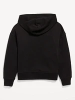 Vintage Oversized Canada Logo-Graphic Hoodie for Girls