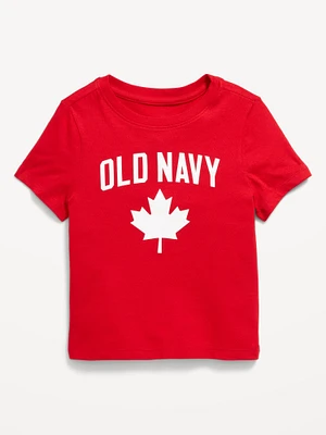 Unisex Short-Sleeve Canada Logo-Graphic T-Shirt for Toddler