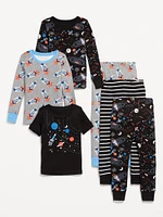 Snug-Fit Pajama 6-Piece Set for Toddler & Baby