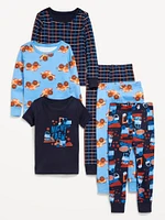 Snug-Fit Pajama 6-Piece Set for Toddler & Baby