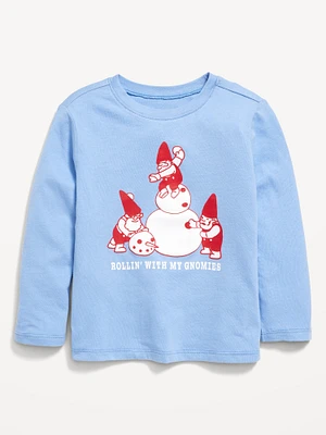 Unisex Long-Sleeve Graphic T-Shirt for Toddler