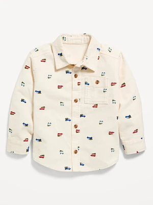 Long-Sleeve Corduroy Shirt for Toddler Boys