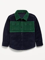 Long-Sleeve Corduroy Shirt for Toddler Boys