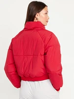 Oversized Crop Puffer Jacket